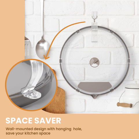 Gracenal wall-mount hanging cover saves counter space