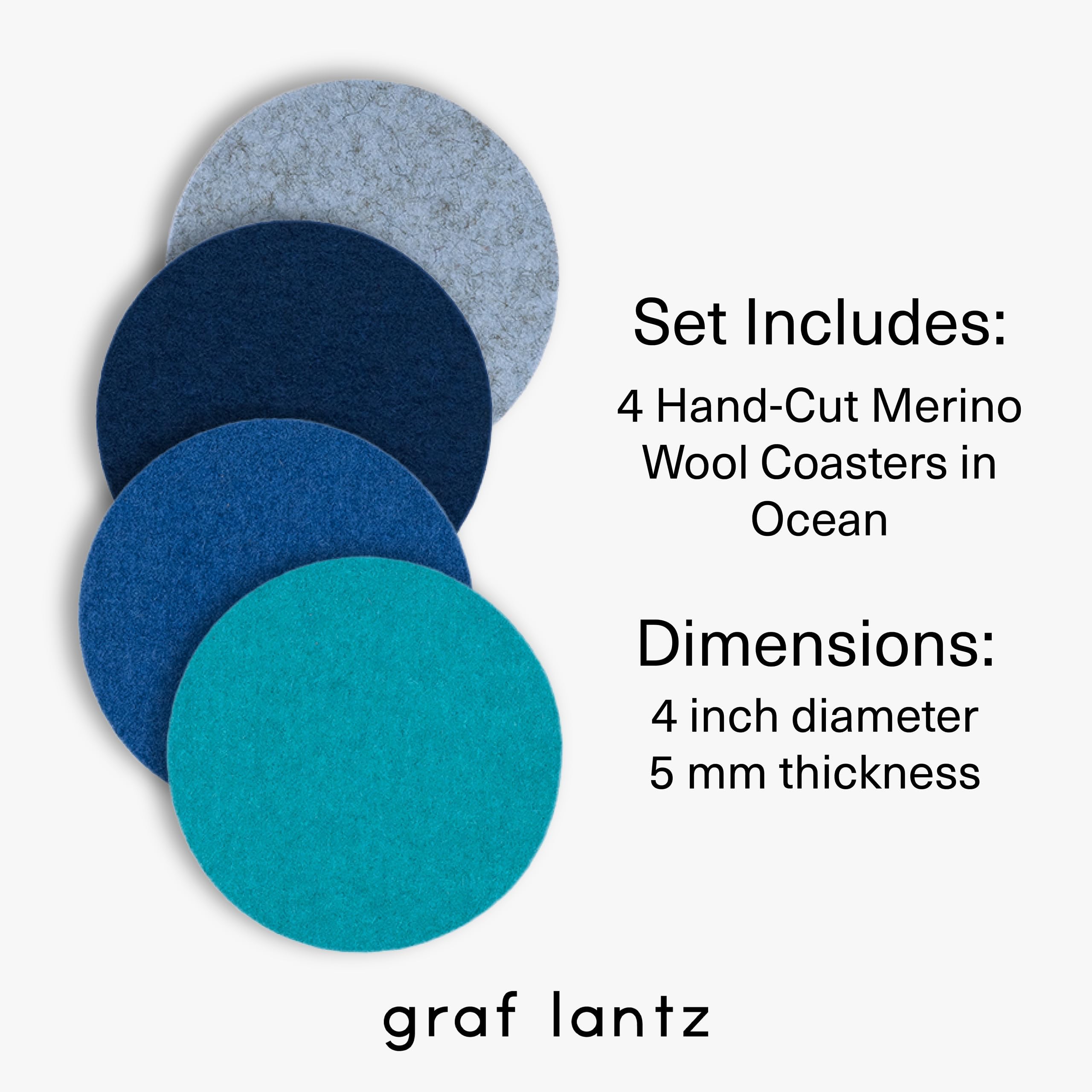 Graf Lantz eco-friendly coaster emphasizing easy hand wash maintenance