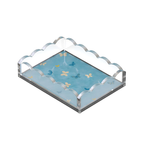 GRAHAM DESIGN acrylic desk organizer tray keeps essentials neat.