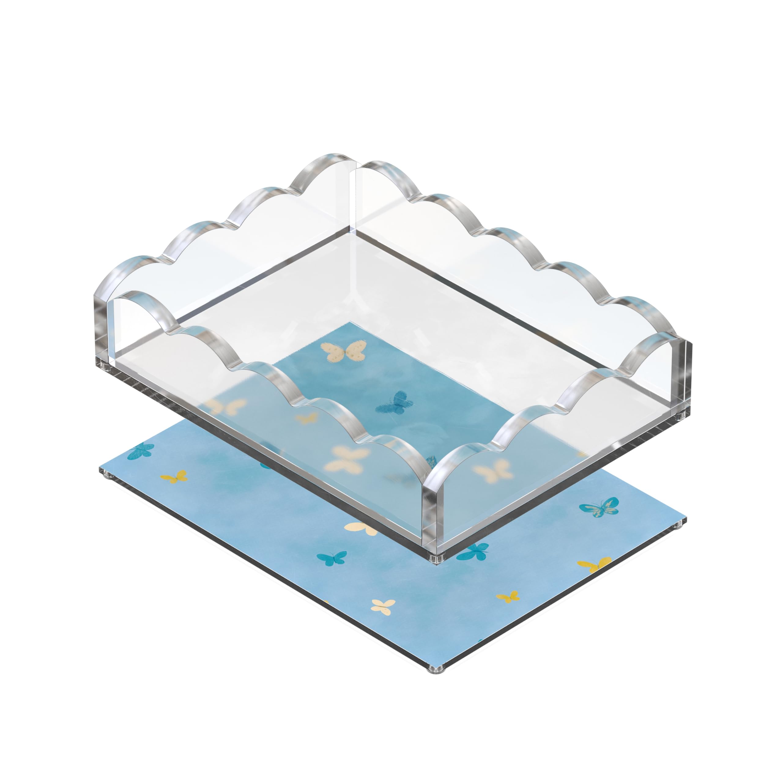 GRAHAM DESIGN mini tray displays 4x6 photos under magnetic insert.