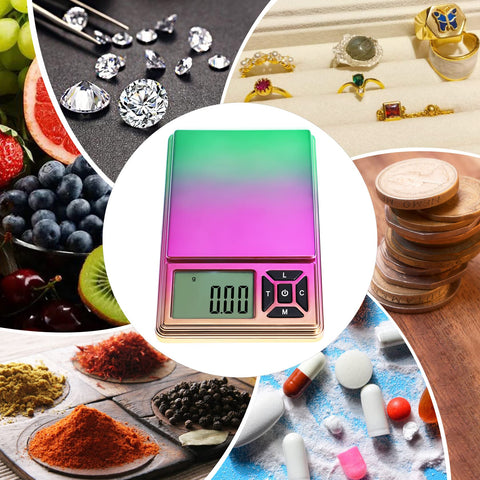 GRAM PRES includes 50g calibration weight and essential tools.