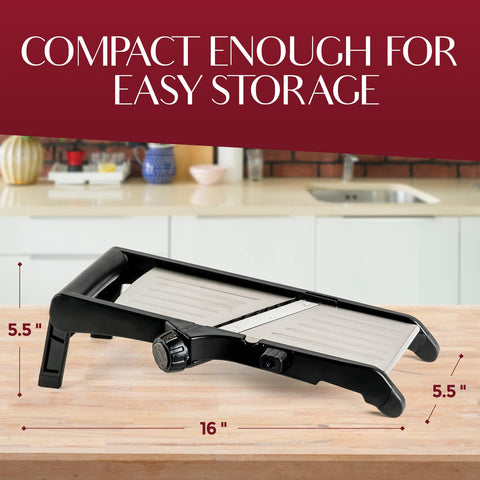 Gramercy blade guard stores safely when not in use