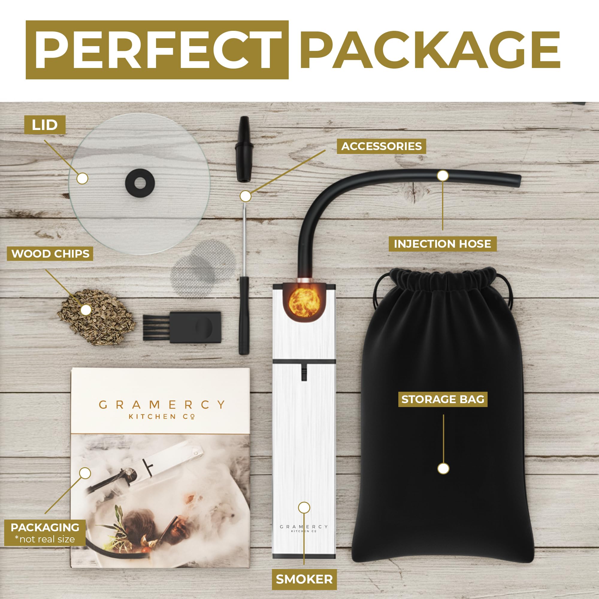 Gramercy Kitchen Portable Smoker Design showing compact, versatile indoor smoking.