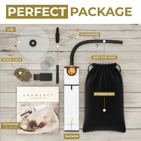 Gramercy Kitchen Portable Smoker Design showing compact, versatile indoor smoking.