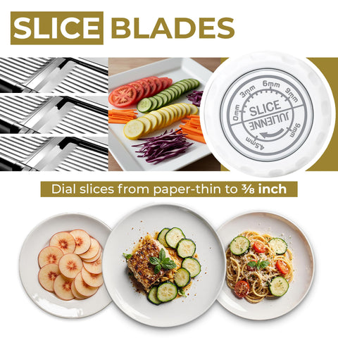 Gramercy Mandoline with non-slip base stays stable during kitchen prep.