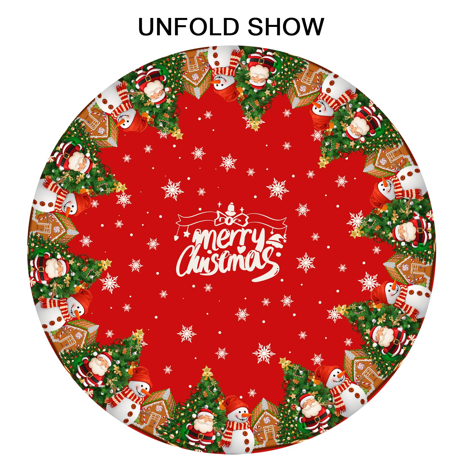 Granbey gift-worthy Christmas tablecloth idea for holidays.