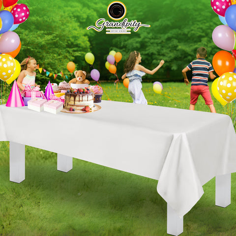 Grandipity 54x108 tablecloth fits 6 to 8 ft rectangle tables