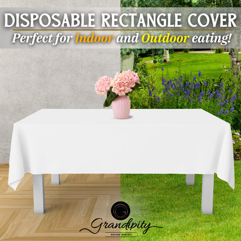 Grandipity 6-pack tablecloths simplify event prep and cleanup