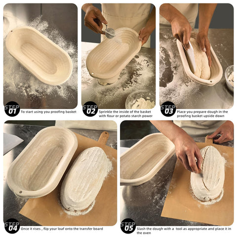 grandtobuy natural plant-based design promotes moisture management during proofing