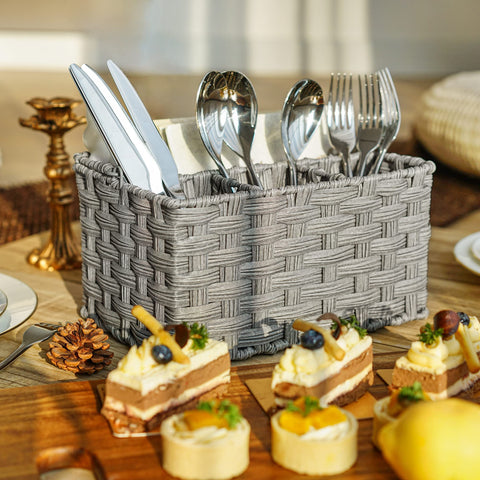 GRANNY SAYS waterproof wicker caddy easy to wipe clean