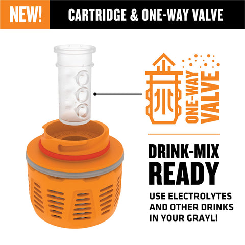 GRAYL GeoPress bottle depicted as a travel essential