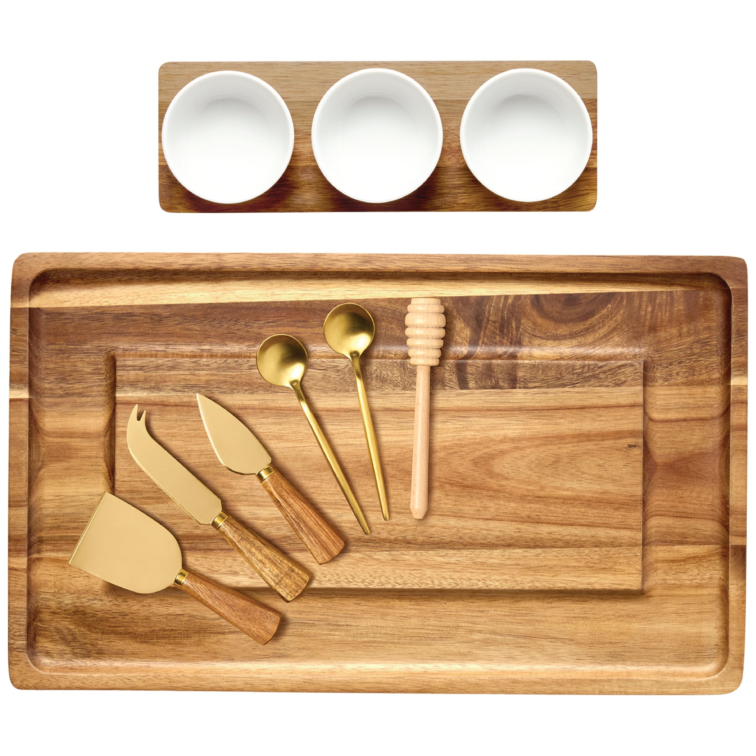 Grazerie light and portable board with a sleek design for picnics.