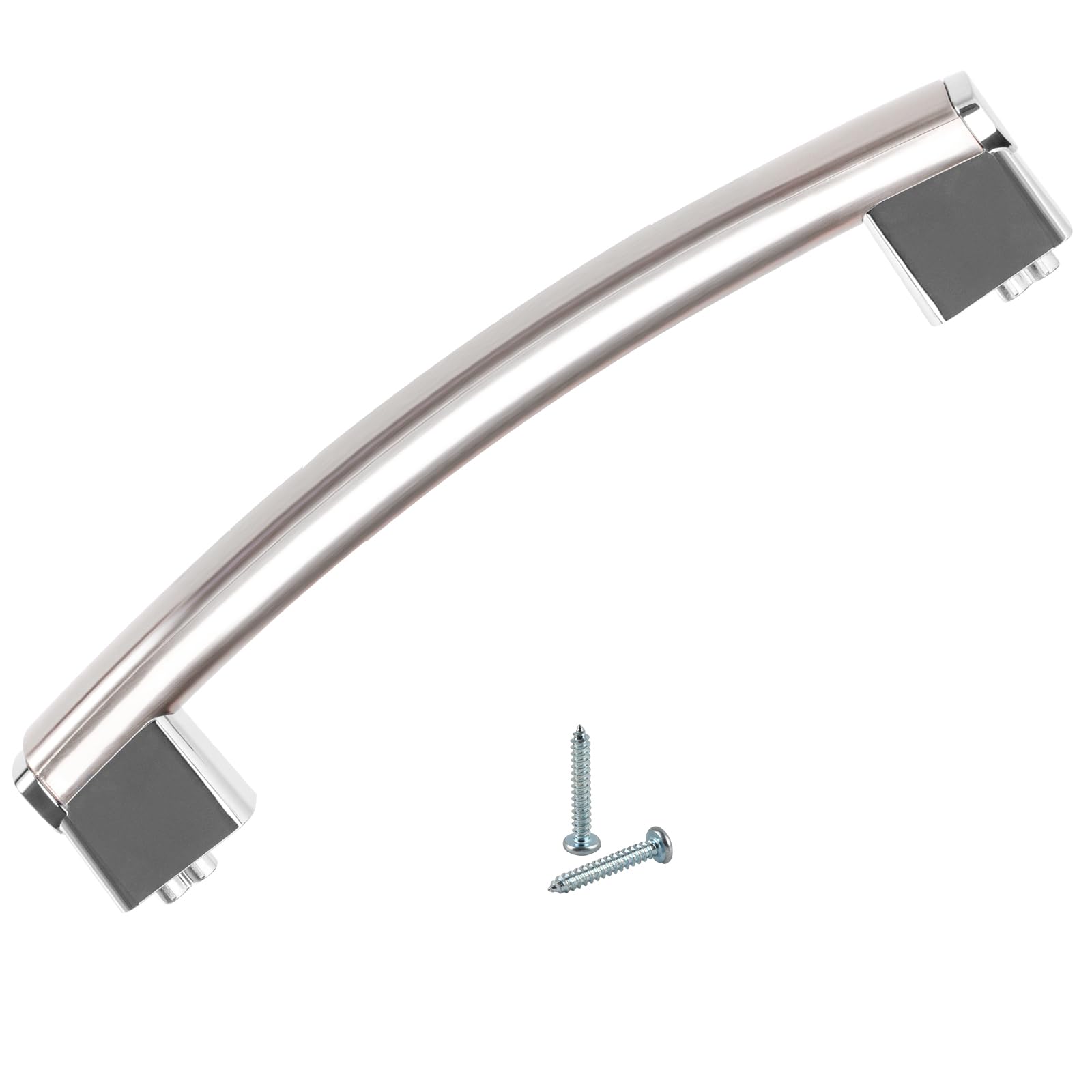 GREALTH WB15X26821 door handle close-up, ready for GE microwave replacement