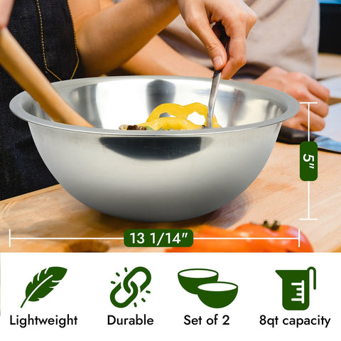 Great Credentials bowls on worktable showing two-bowl set versatility