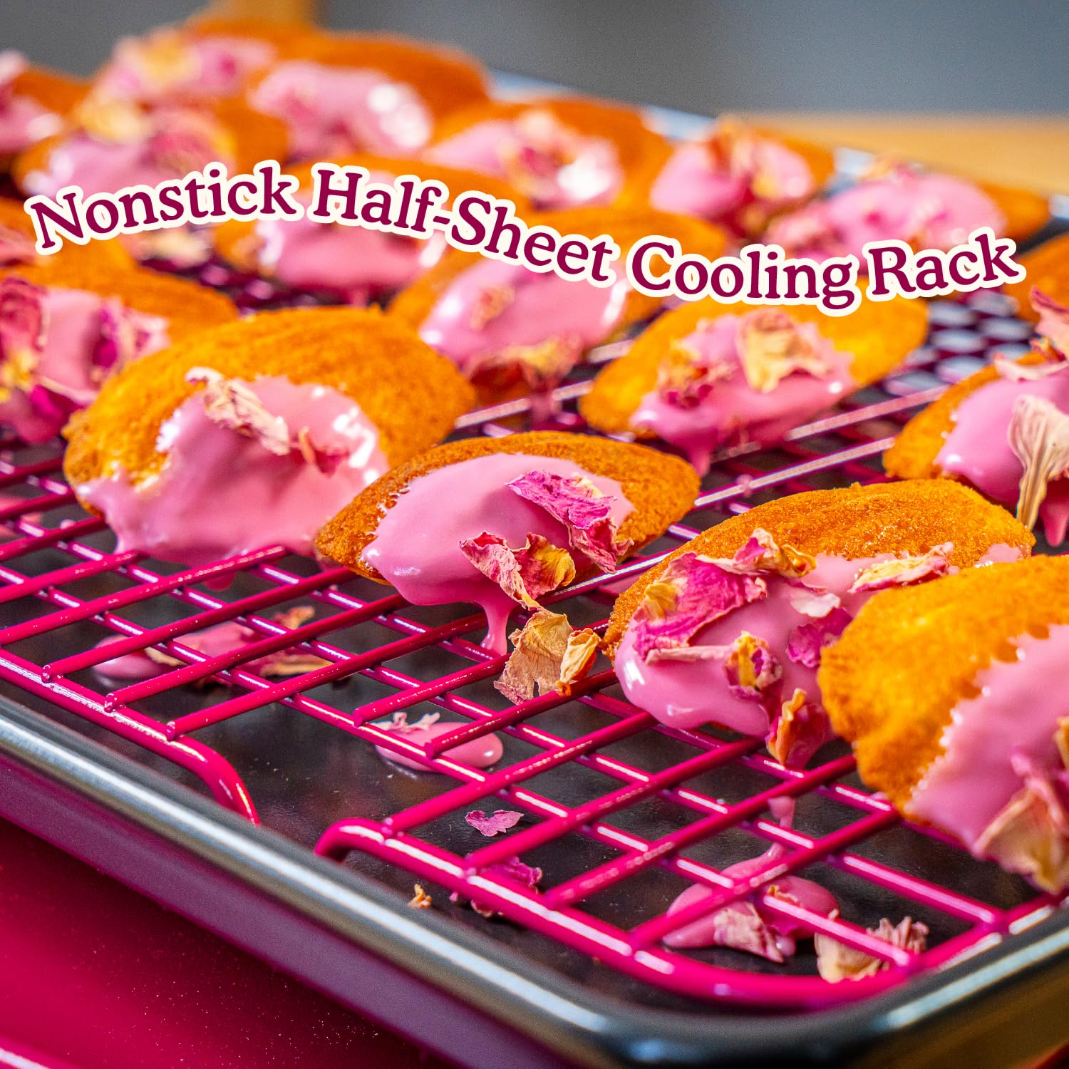 Great Jones Big Chill nests inside standard half-sheet pans for convenient stacking