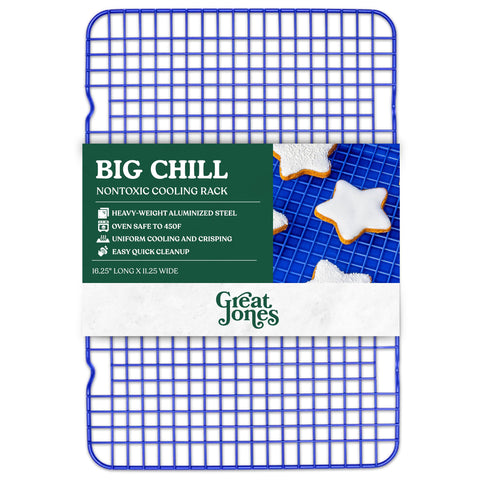 Great Jones Big Chill cooling rack top view with open grids for even airflow
