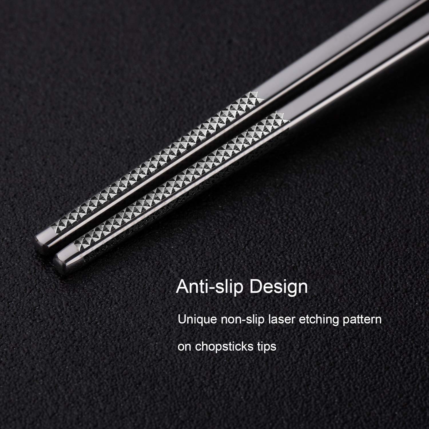 Greatamzor dishwasher-safe chopsticks simplify cleaning after dinner gatherings.