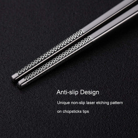 Greatamzor dishwasher-safe chopsticks simplify cleaning after dinner gatherings.
