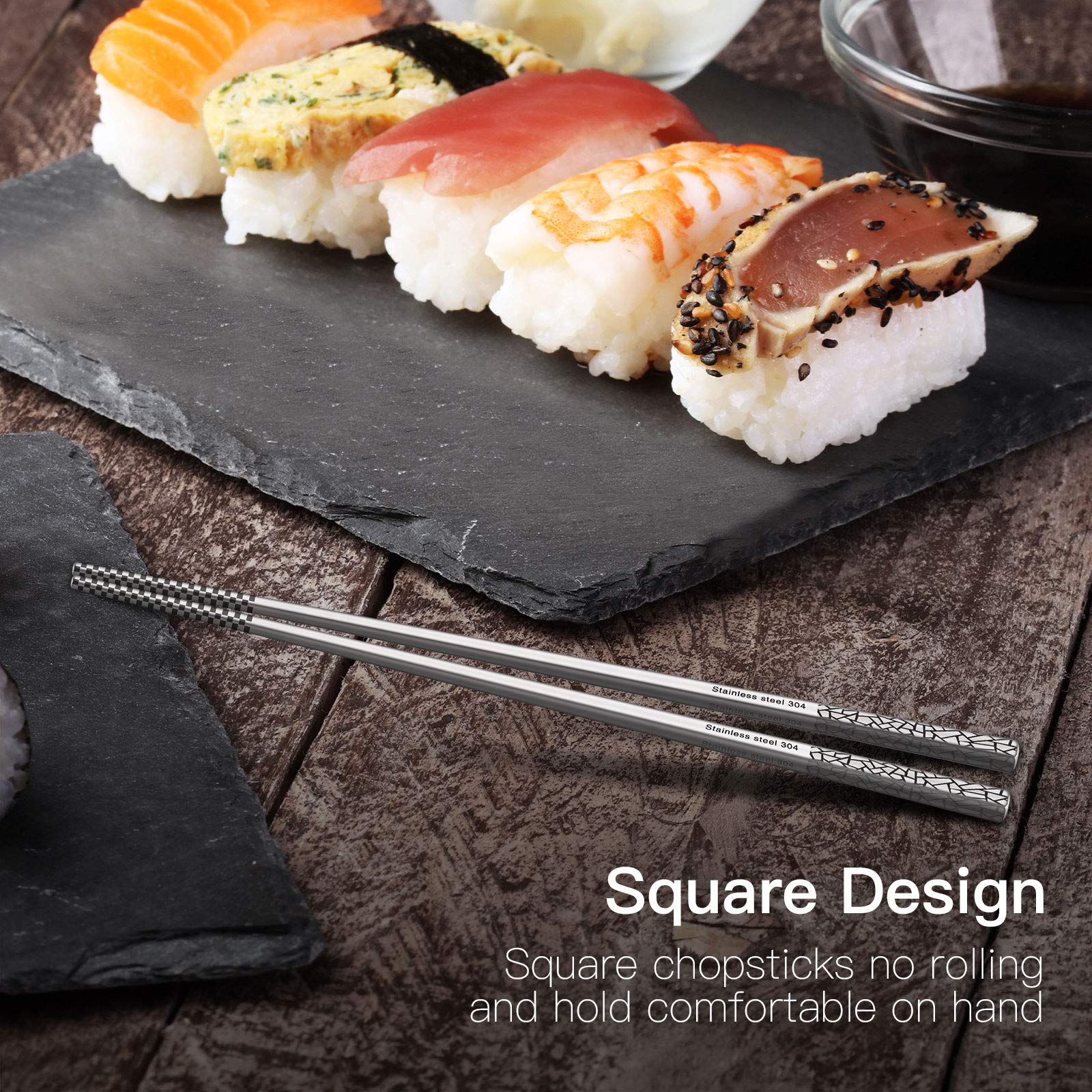 Greatamzor 5-pair gift set for family meals and entertaining.
