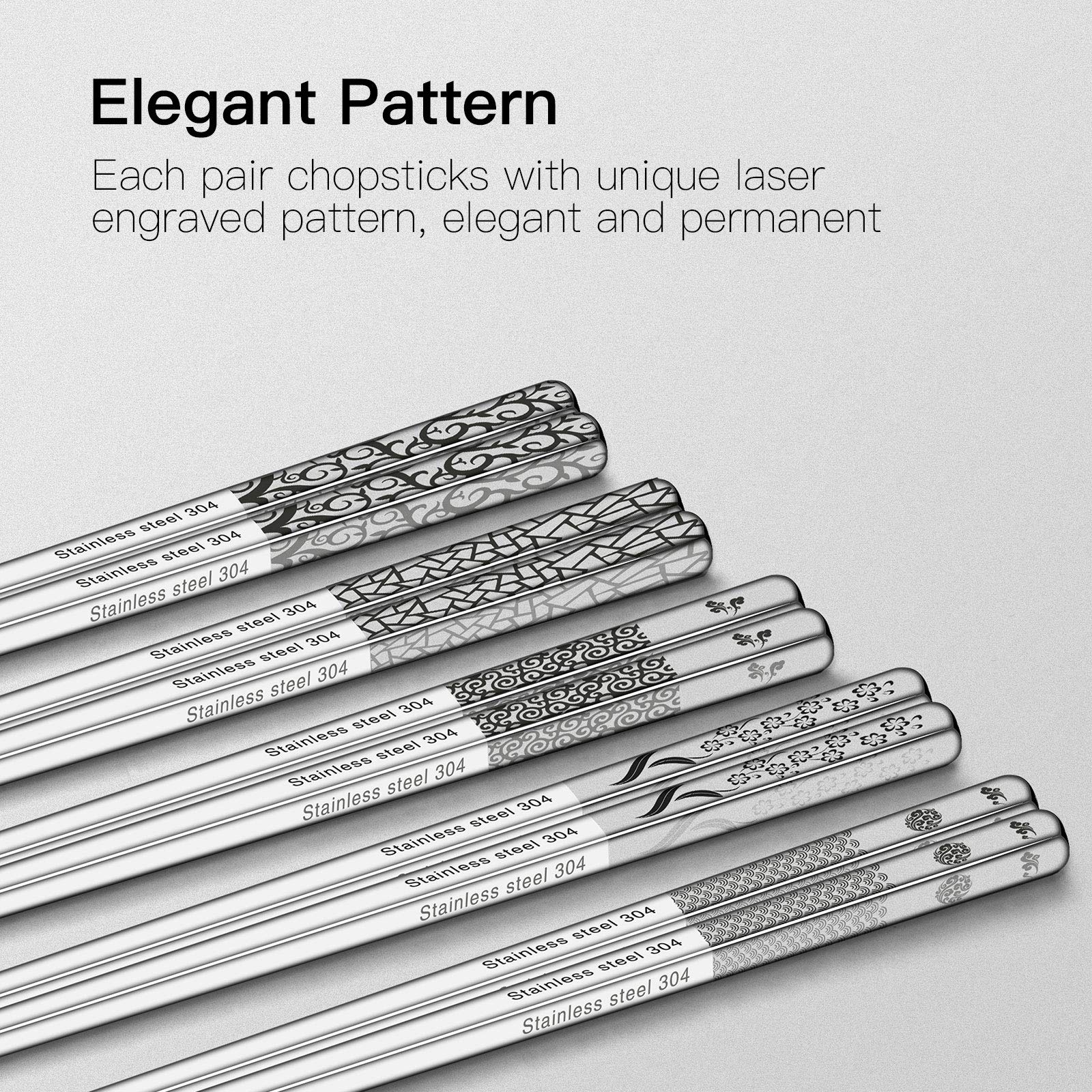 Greatamzor square-body chopsticks designed for comfortable, non-rolling use.