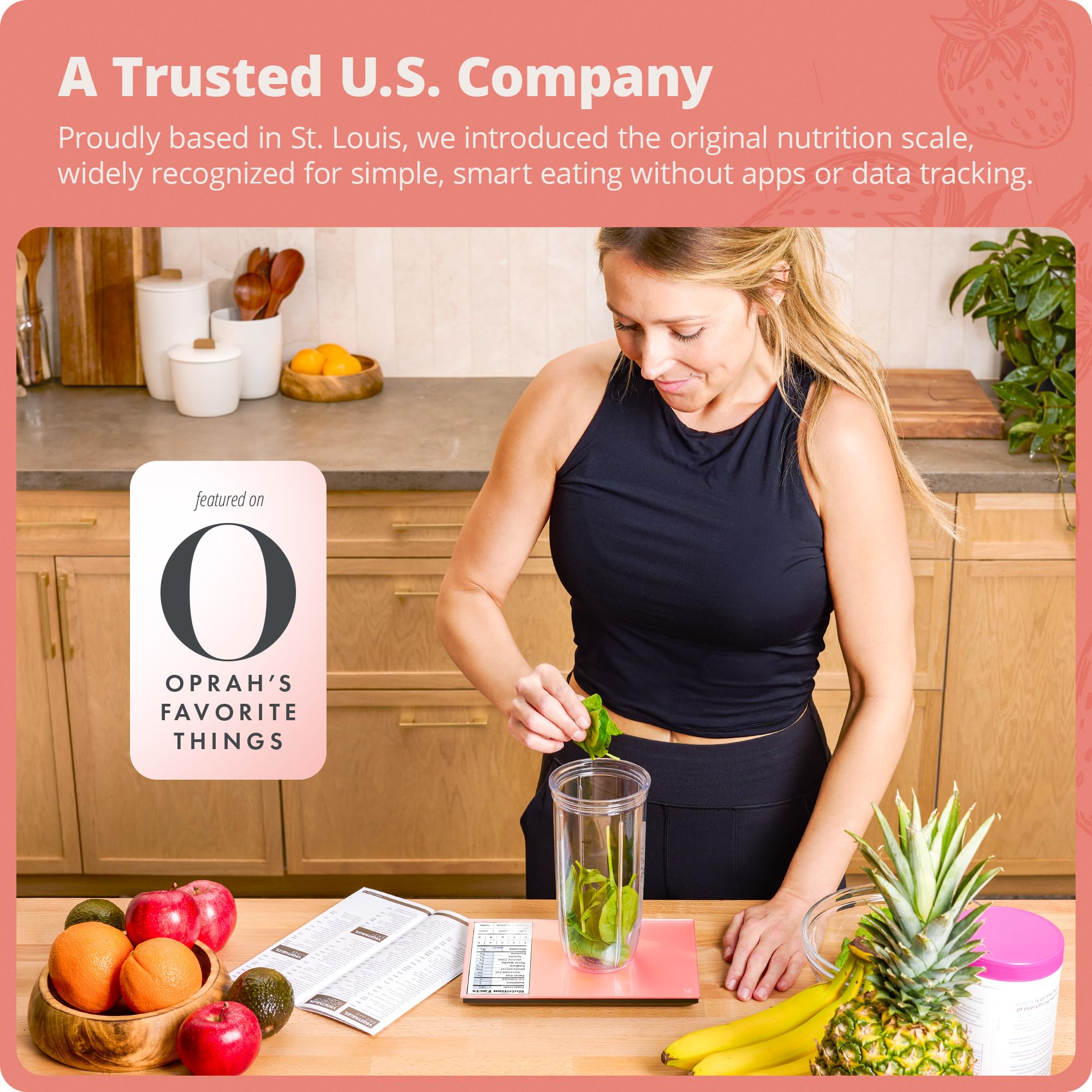 Greater Goods Digital Nutrition Scale 99 custom entries for personalization.