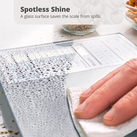 Greater Goods scale supports 99 custom entries for personalized foods.