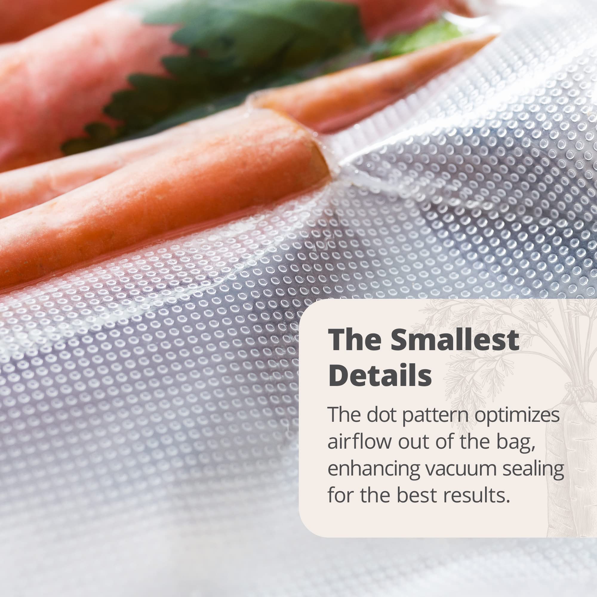 Greater Goods rolls neatly stored and organized for easy pantry access