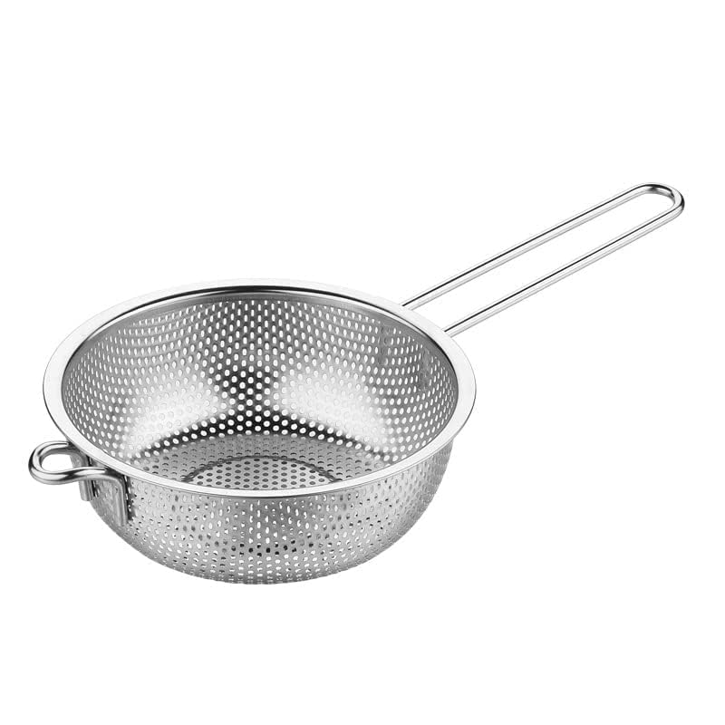 GreatLink colander basket with resting feet keeps hands free.