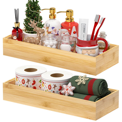 Greatseas easy-clean bamboo organizers, wipe clean with a damp cloth for simple maintenance.
