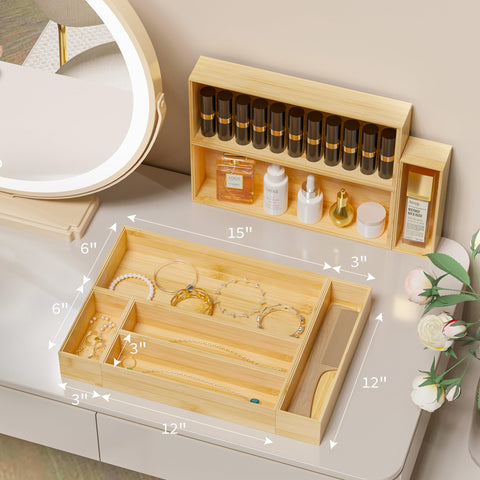 Greatseas stackable drawer organizer maximizes space in any drawer.