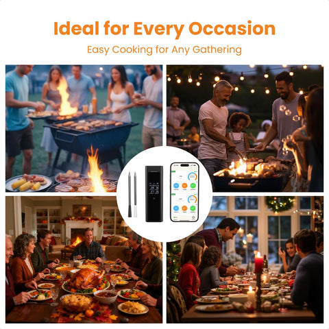 Grebilux works with grill, oven, and smoker for versatile use