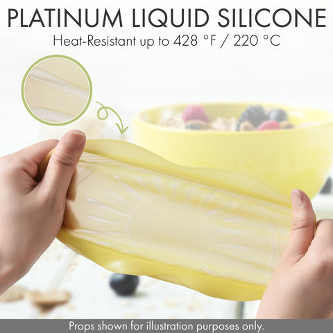 Green Hearth multipurpose silicone lids reduce waste and add convenience