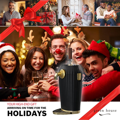 Green House versatile device works with lagers, ales, stouts and more.