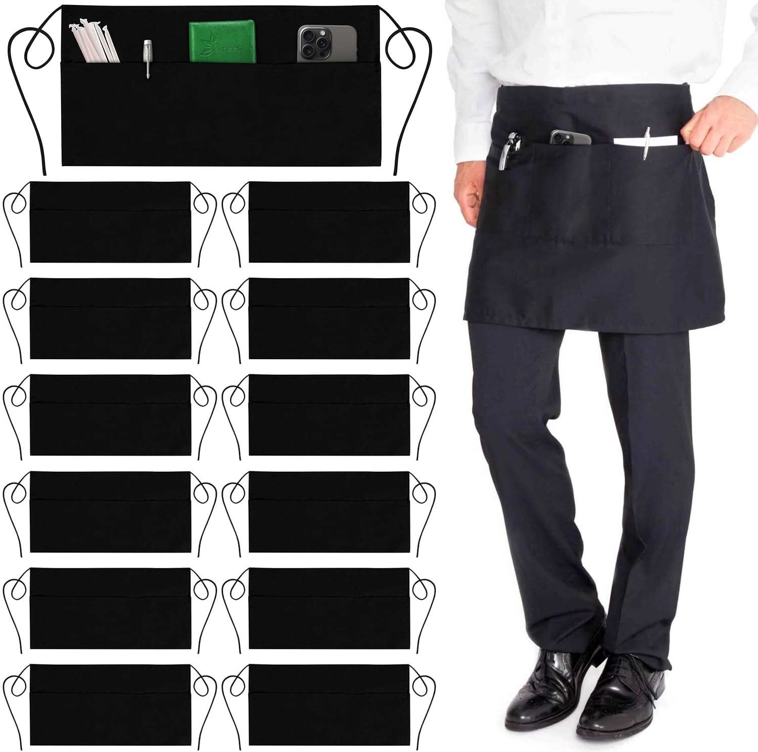 GREEN LIFESTYLE Commercial-grade apron for cafes, bars, and restaurants.