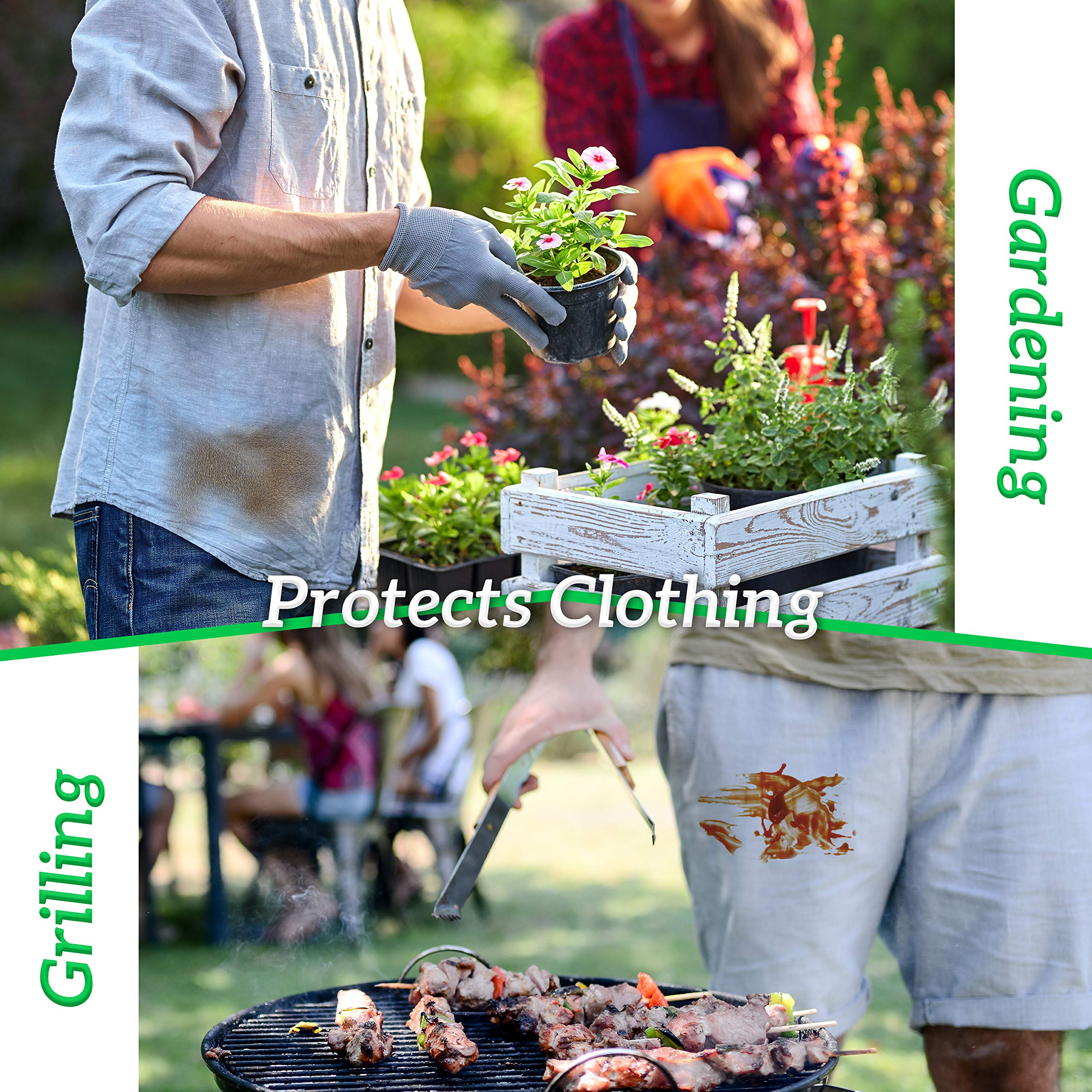 Green Lifestyle long waist strap feature for adjustable, comfortable fit during service