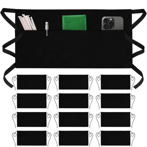 GREEN LIFESTYLE Server Apron machine-washable for easy care.