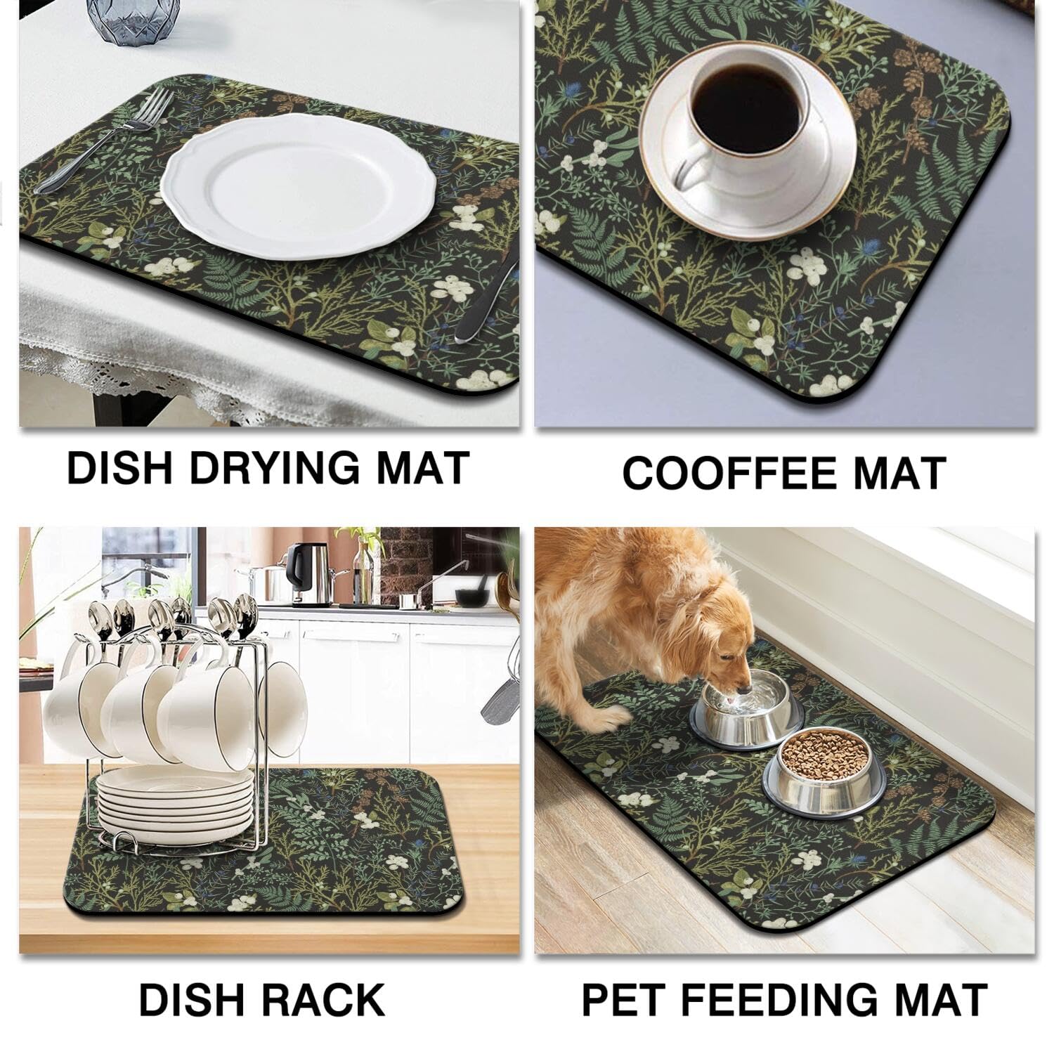 Versatile mat doubles as coffee-bar accessory and craft-table protector