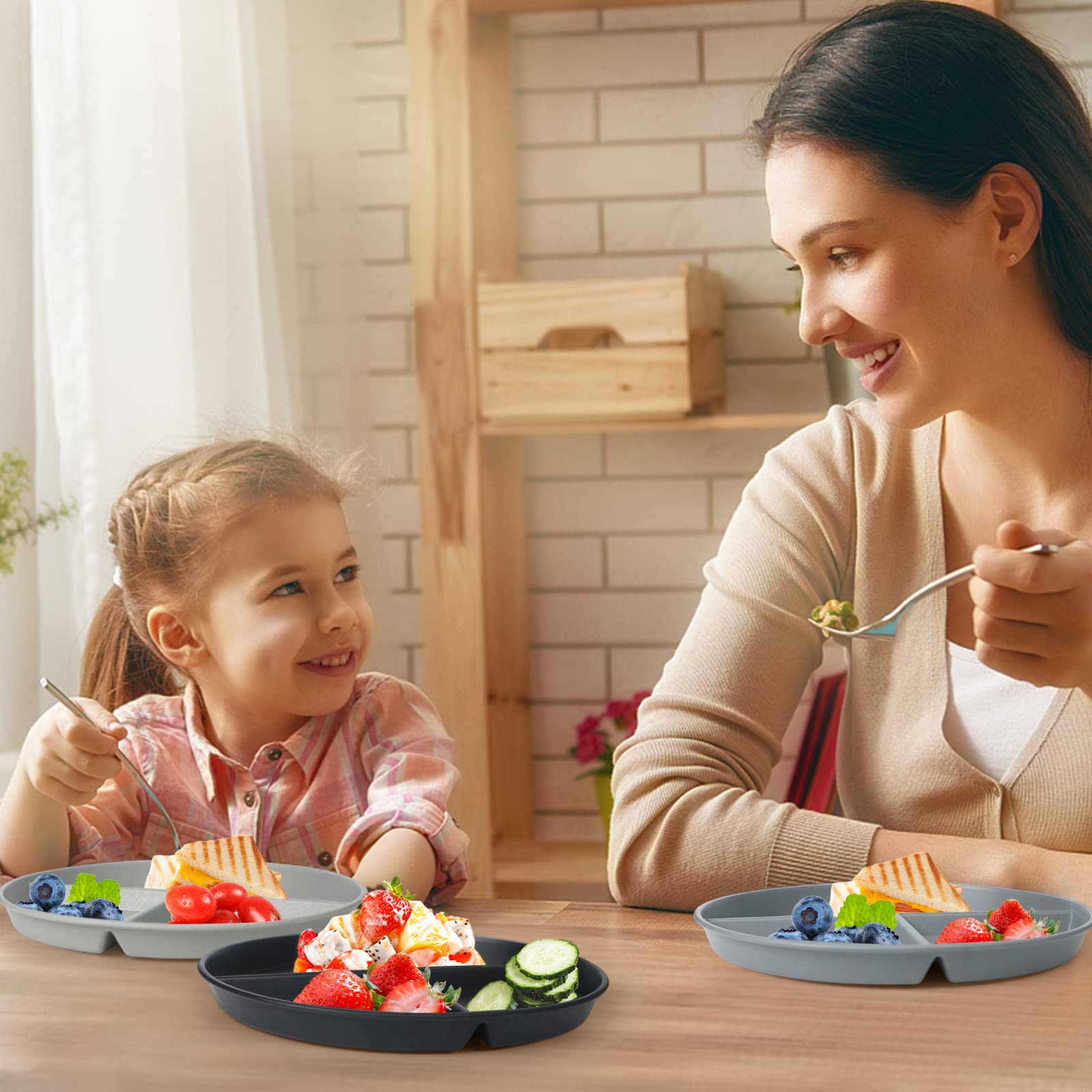 Greenandlife BPA-free food-safe plate ready for daily meals and easy cleaning