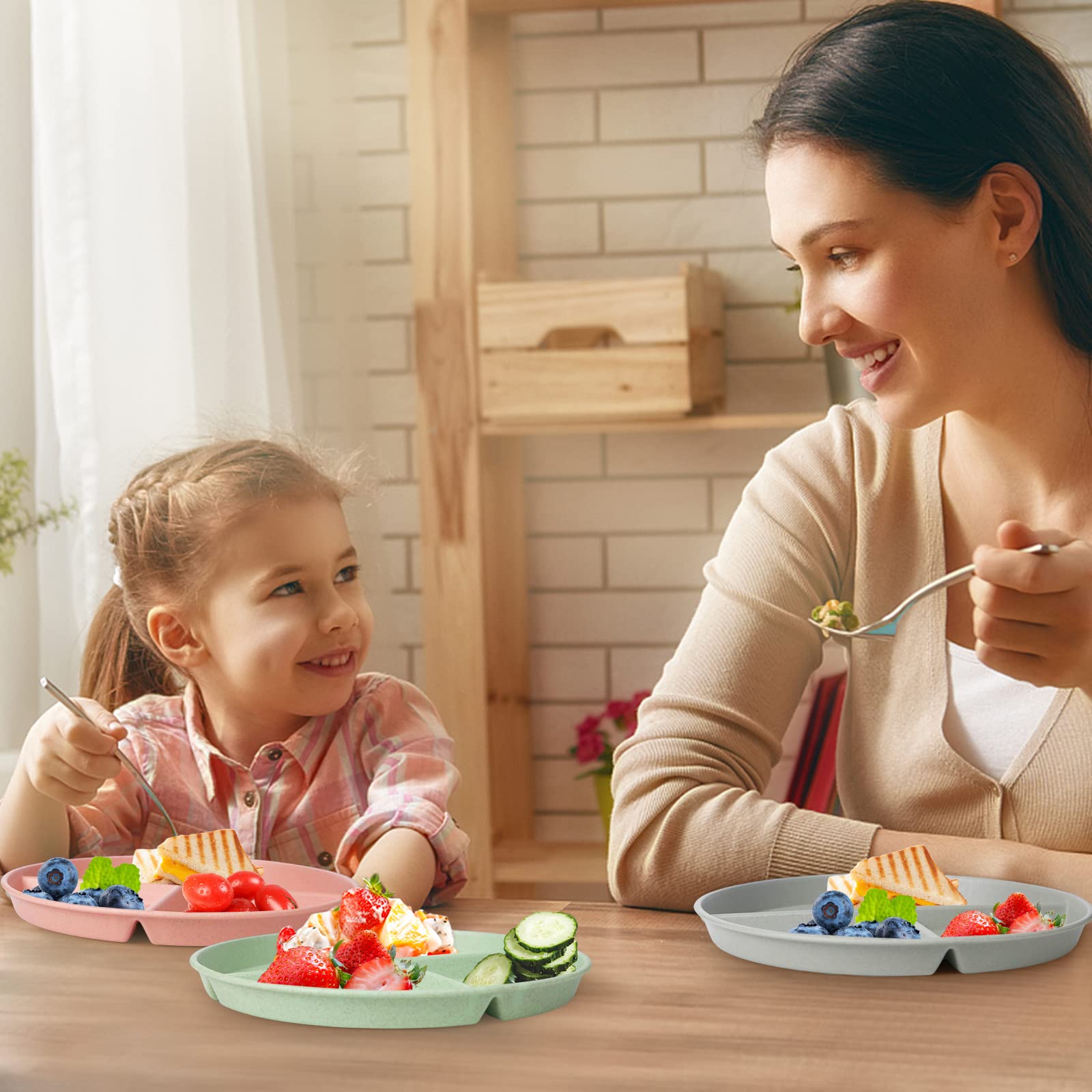 greenandlife microwave-safe plate for quick reheating and easy cleanup