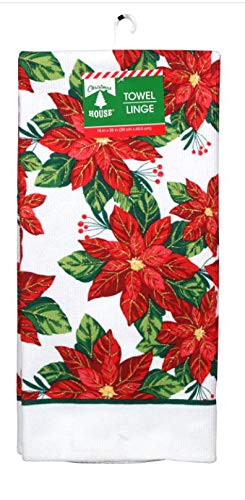 Greenbrier Poinsettia bundle view shows coordinated Christmas kitchen accessories.