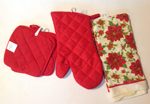 Greenbrier Poinsettia pattern closeup emphasizes vibrant seasonal design.