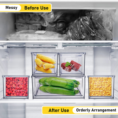 Greenby 4-pack helps maintain freshness with easy access to produce.