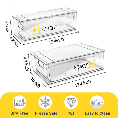 Greenby removable partitions in large drawers for flexible organization.