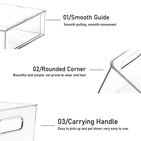 Greenby stackable design allows double height use in fridge or pantry.