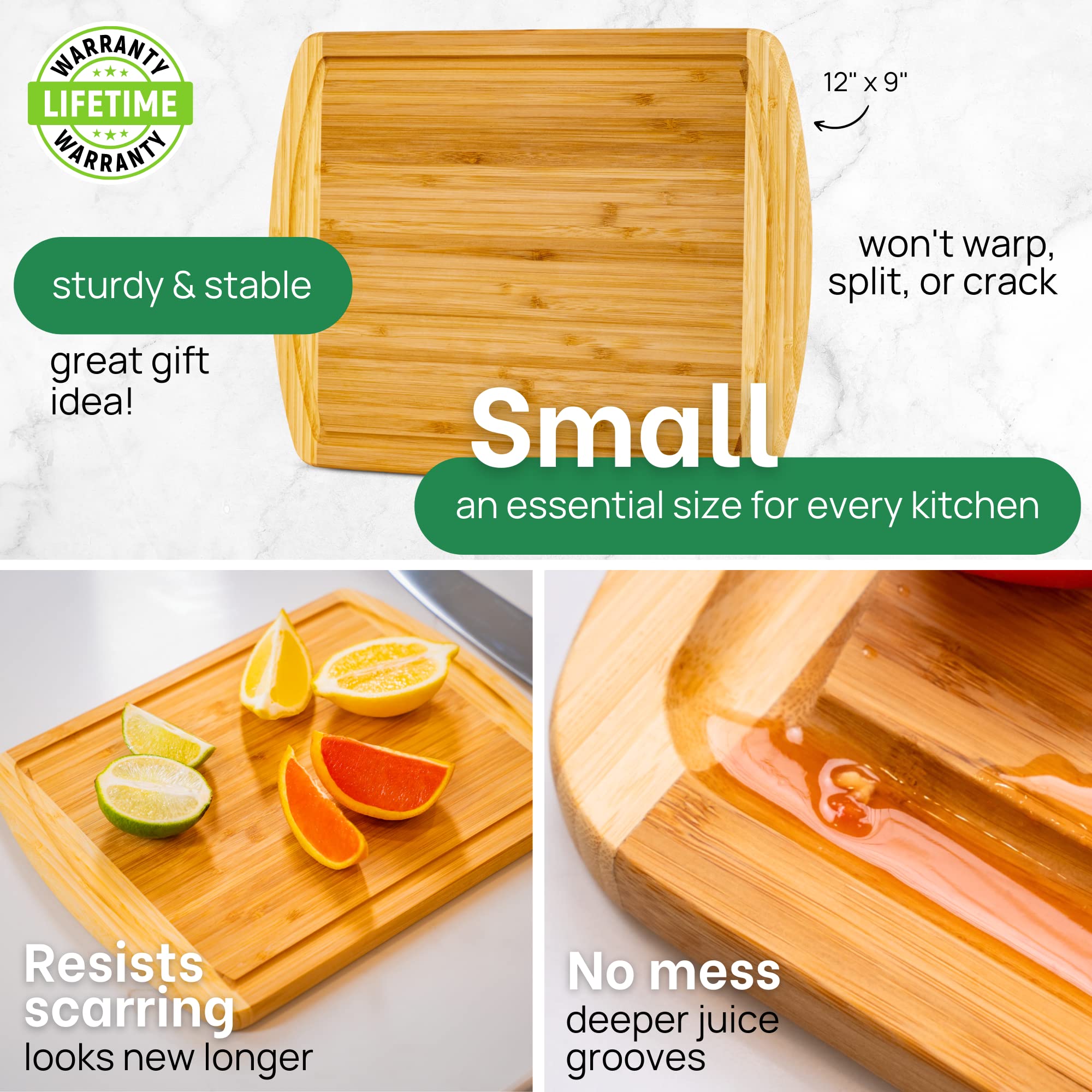 Greener Chef cutting board used as charcuterie display for cheeses and meats