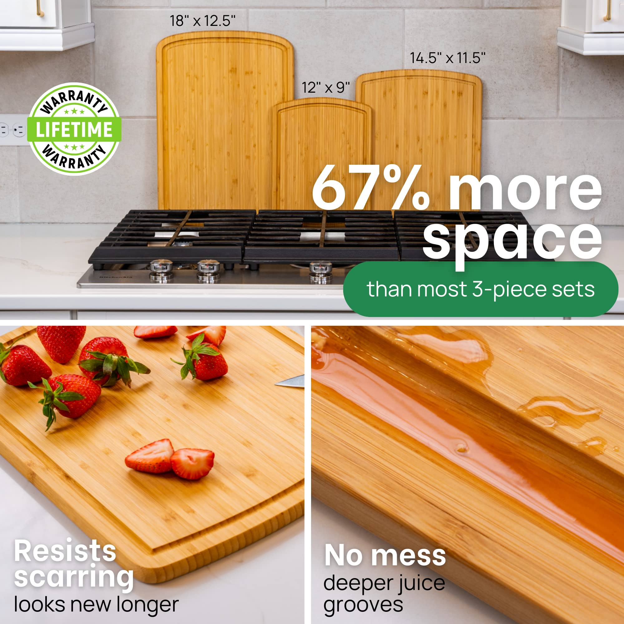 Greener Chef small cutting board perfect for quick tasks and compact storage.