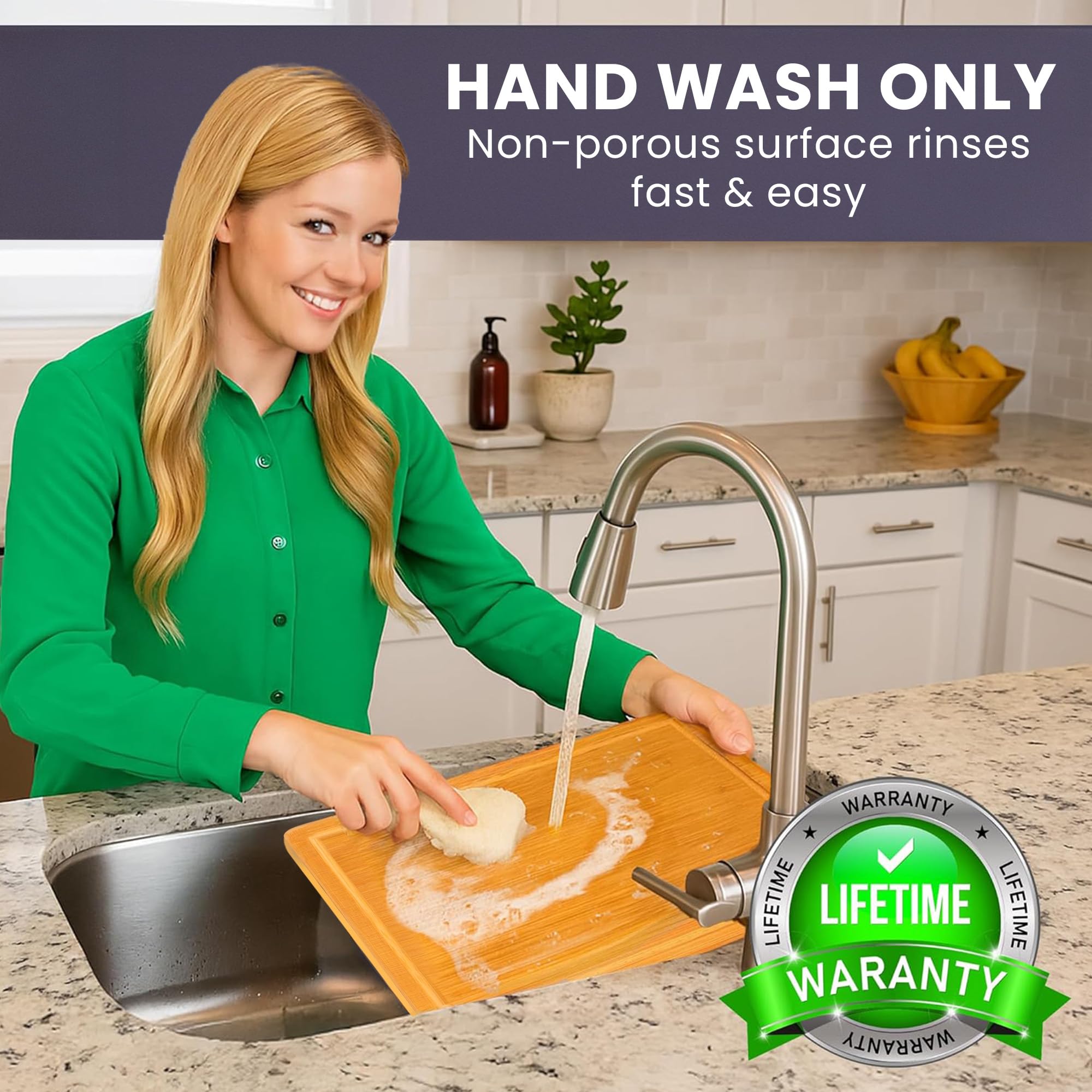Greener Chef durable edges protect knives during daily use