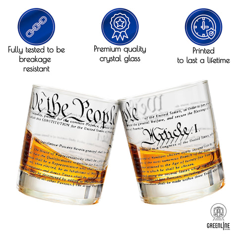 Greenline Goods 10 oz heavy-base glass ideal for old-fashioned cocktails.