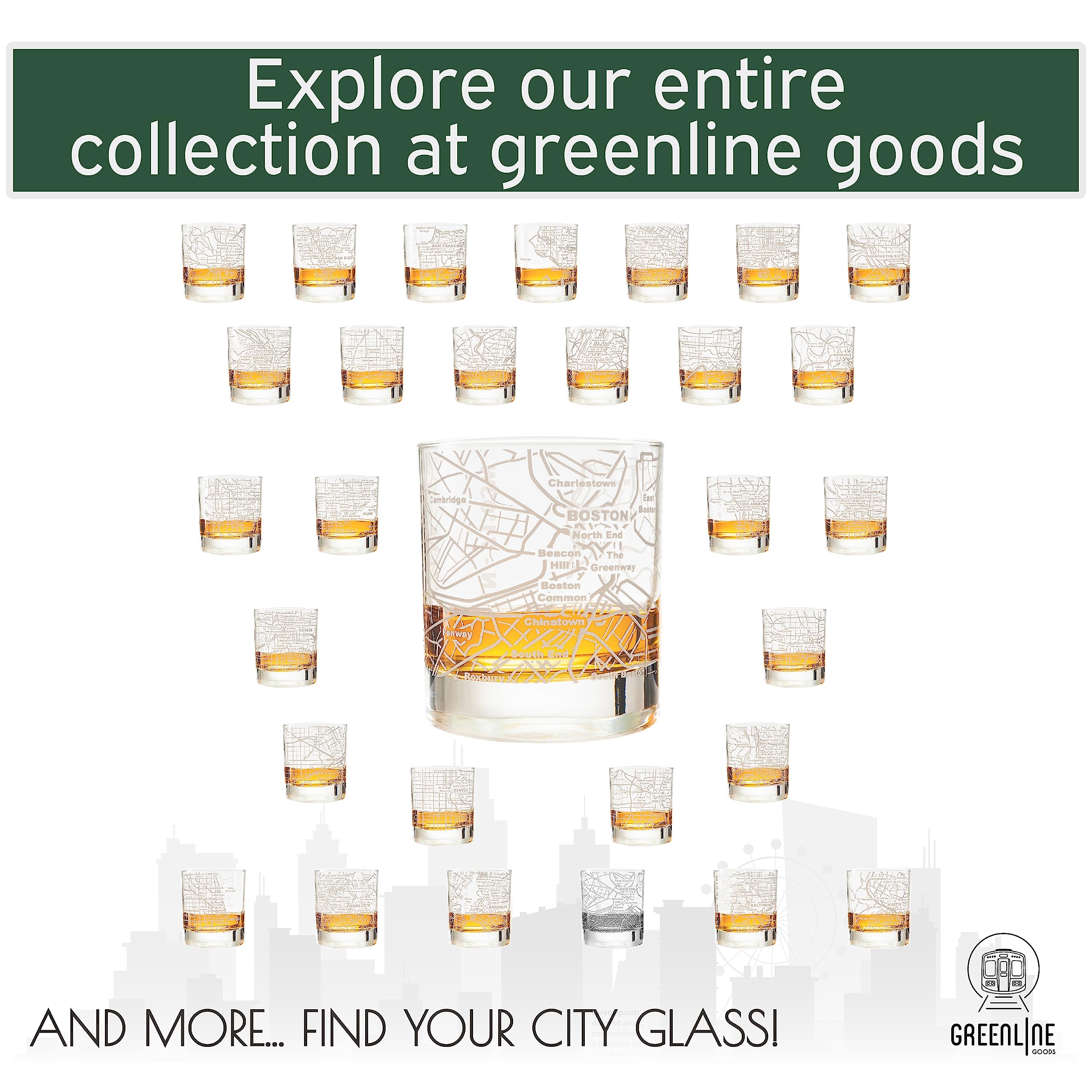 Greenline Goods ideal for old fashioned or bourbon serving