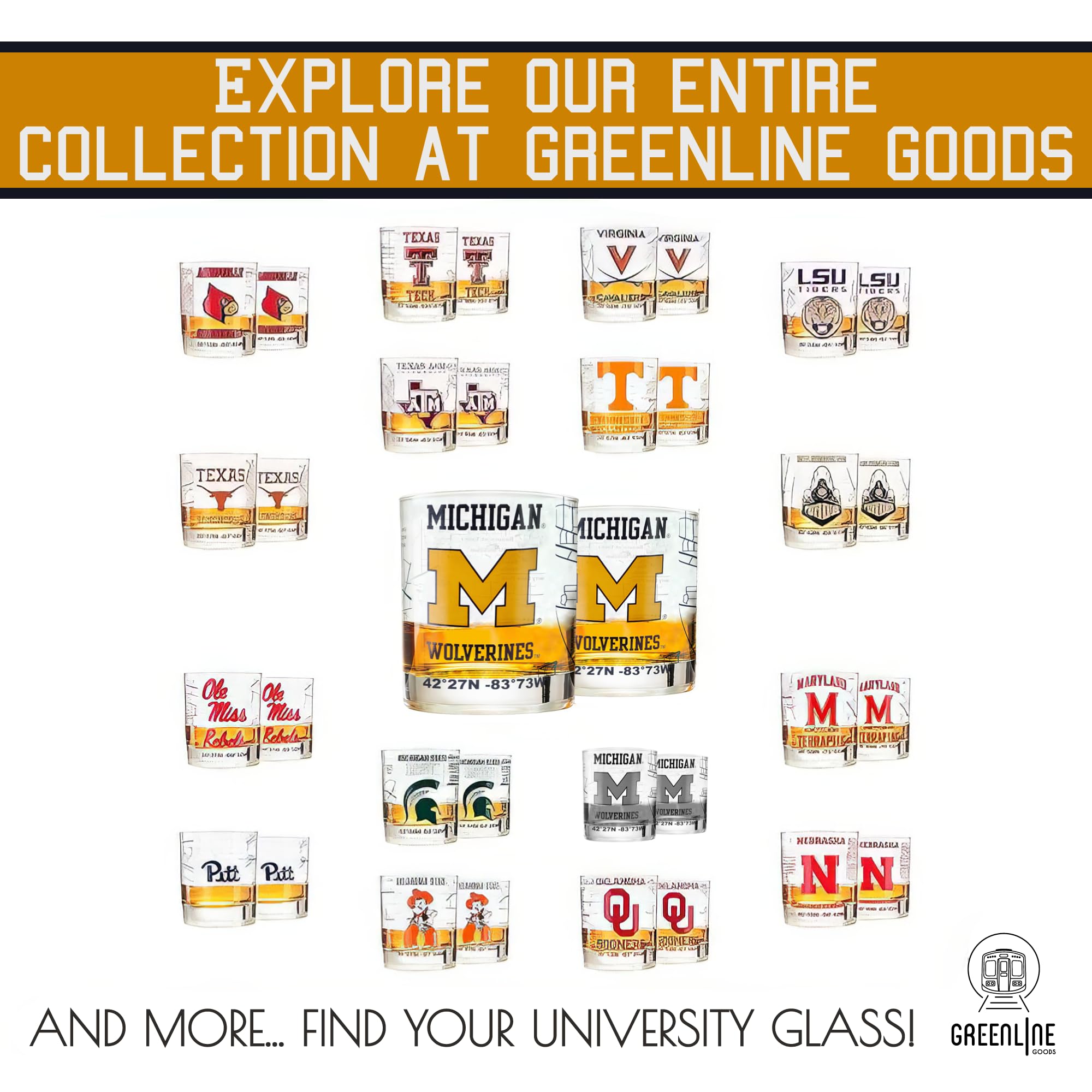 Greenline Goods Wolverines gift box—great fan gift set for graduates and alumni.